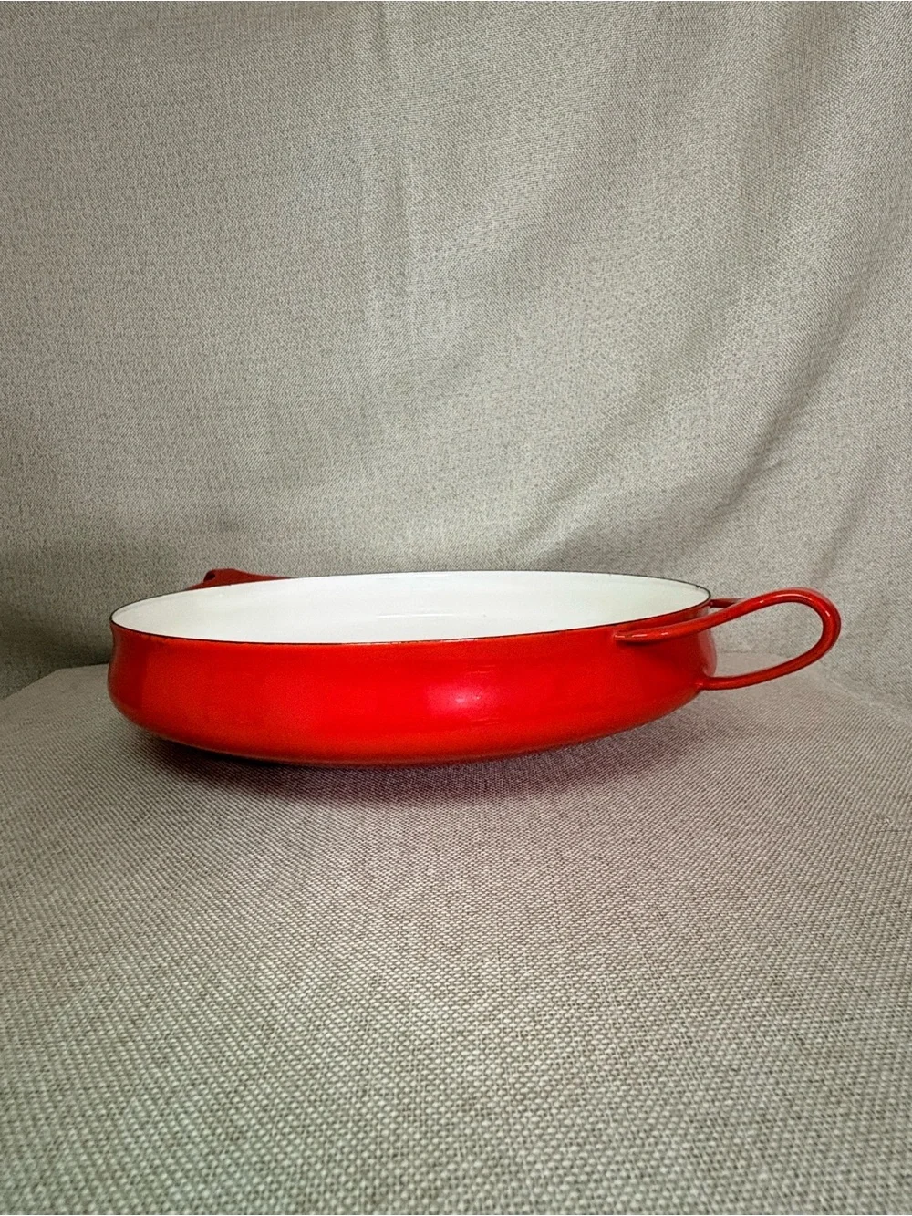 Vintage Dansk Kobenstyle Red Paella Pan IHQ Denmark Jens Quistgaard MCM